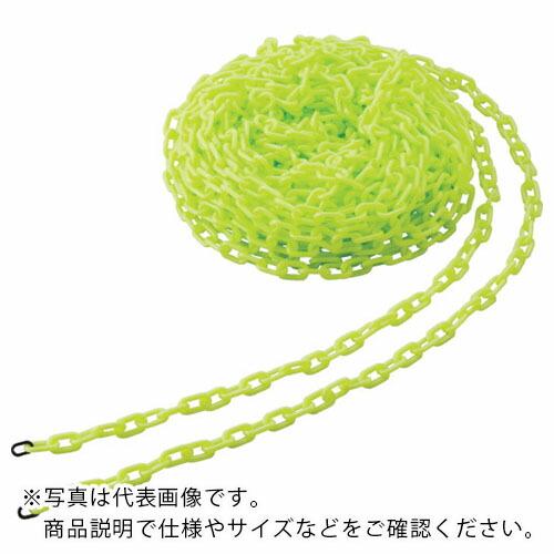 TRUSCO プラチェーン 8MMX30M 蛍光イエロー ( TPC-8LY ) トラスコ中山(株)