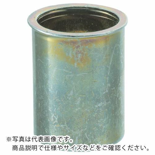 TRUSCO クリンプナット薄頭スチール 板厚3.5 M5X0.7 1000個入 ( TBNF-5M...