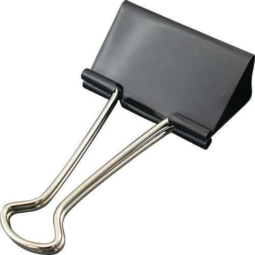 サンケー ダブルクリップ超特大 (10個入) ( DB-00-BK ) サンケーキコム(株)