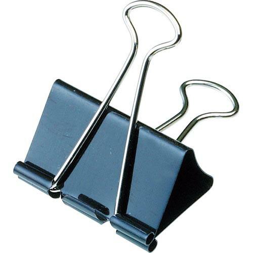 サンケー ダブルクリップ 特大 (10個入) ( DB-0-BK ) サンケーキコム(株)