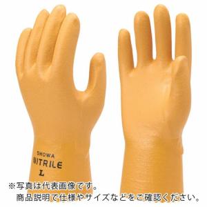 SHOWA ニトリルゴム手袋 NO770水産ニトローブ イエロー Mサイズ ( NO770-M )｜orangetool