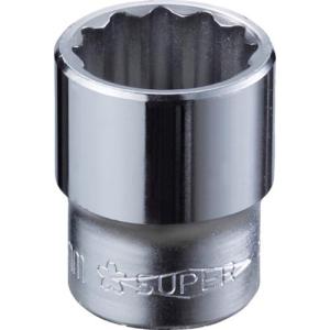 スーパー ソケットレンチ用ソケット12角(差込角9.5mm)六角対辺17mm ( NHS317 ) (株)スーパーツール｜orangetool