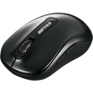 BAFFALO 無線 5ボタン BlueLEDマウス ブラック ( BSMBW310BK )｜orangetool