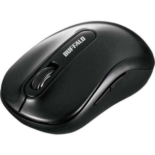 BAFFALO 無線 5ボタン BlueLEDマウス ブラック ( BSMBW310BK )