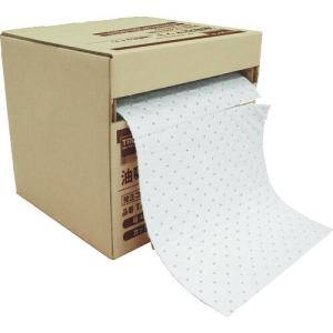 TRUSCO 油吸収シート 油専用 400MM×30MX3MM (1巻入) ( TASD-403 ) トラスコ中山(株)｜orangetool