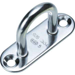 【SALE価格】TRUSCO アイプレート パッドアイロング ステンレス 5mm (1個=1袋) ( TPD-5H ) トラスコ中山(株)｜orangetool