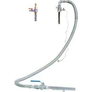 アクアシステム　吸入専用　ＳＵＳ製エア式ドラムポンプ　セパレート型 ( APDQS-25SUS )