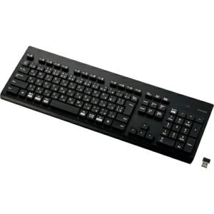 【SALE価格】ELECOM キーボード 無線(2.4GHz) ワイヤレス メンブレン式 フルサイズ 洗える 抗菌 ブラック ( TK-WS02DMKBK ) エレコム(株)｜orangetool