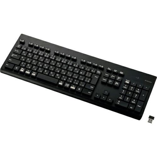 【SALE価格】ELECOM キーボード 無線(2.4GHz) ワイヤレス メンブレン式 フルサイズ...