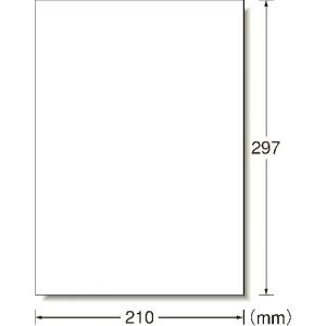 3M エーワン[[TM上]] ラベルシール(プリンタ兼用)再生紙 1面 (20枚入) ( 31331 ) スリーエム ジャパン(株)文具・オフィス事業部｜orangetool