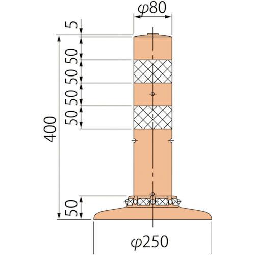 グリーンクロス ポストコーンスタンダードPAT-40-250-R ( 6300029523 ) (株...
