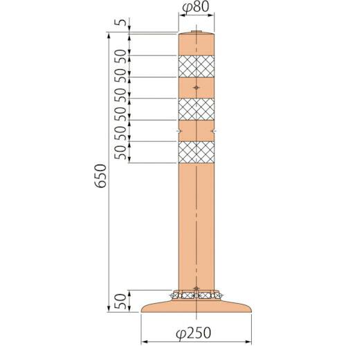 グリーンクロス ポストコーンスタンダードPAT-65-250-R ( 6300029524 ) (株...