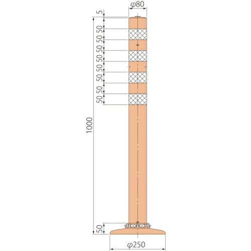 グリーンクロス ポストコーンスタンダードPAT-100-250-R ( 6300029526 ) (...