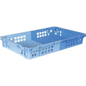 リス ネスティング・スタッキングコンテナ 383170 NFコンテナーNF-M22DB/B ( NF-M22 DB/B ) 岐阜プラスチック工業(株)｜orangetool