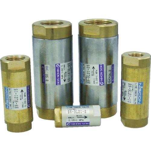 日本精器 高圧ラインチェック弁 8A ( BN-9L21H-8-CFB-V ) 日本精器(株)