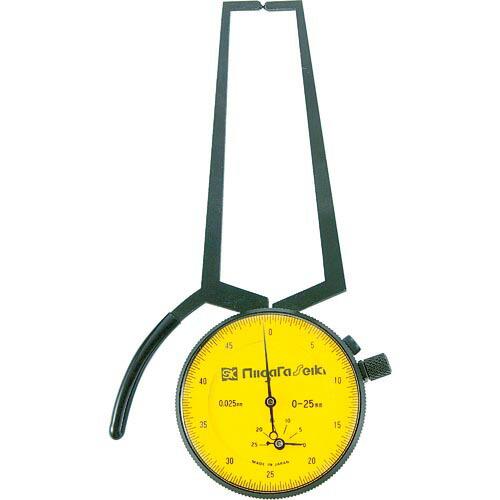 SK ダイヤルキャリパゲージ(外側) 測定範囲0~25mm ( BO-1 ) 新潟精機(株)