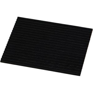 光 筋入りゴム ブラック 100×100×3mm ( CG3-10-3 ) (株)光｜orangetool