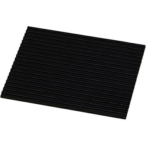 光 筋入りゴム ブラック 100×100×3mm ( CG3-10-3 ) (株)光