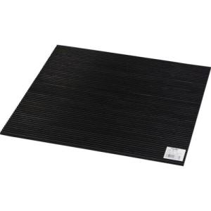 光 筋入りゴム ブラック 300×300×5mm ( CG6-30-3 ) (株)光｜orangetool