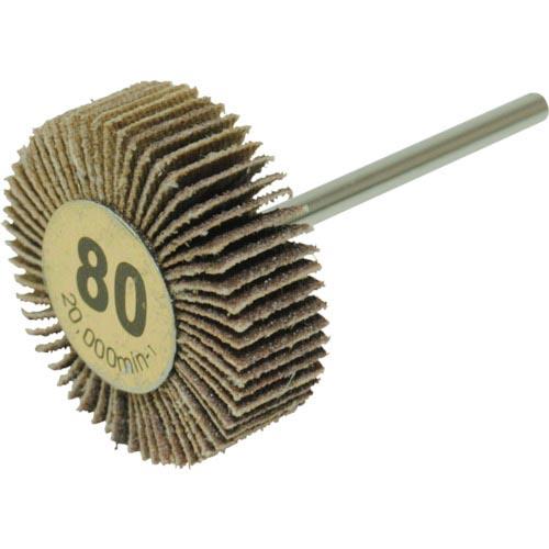 【SALE価格】ヤナセ 軸付フラップホイール 30x10x3 #80 ( UF301035 )(10...