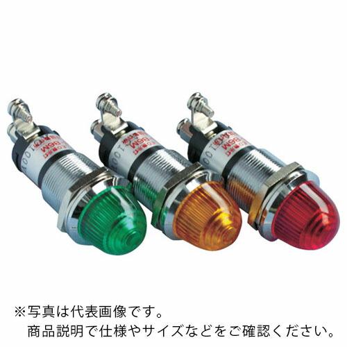 サカズメ ランプ交換型超高輝度LED表示灯(AC100V接続) 赤 φ16 ( DO8-B6M-AC...