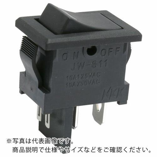 NKKスイッチズ 照光式ロッカスイッチ JW-Sシリーズ 単極ON-OFF 赤 ( JW-S11RK...