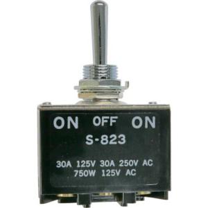 NKKスイッチズ 大電流用トグルスイッチ ねじ端子 2極ON-OFF-ON ( S-823 ) NKKスイッチズ(株)｜orangetool