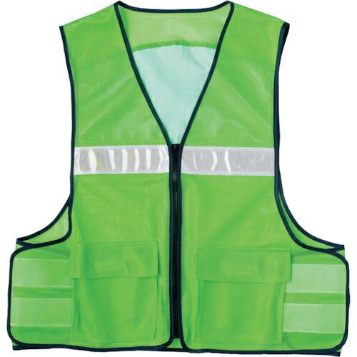 アイトス メッシュゼッケンベスト AZ8700 グリーン フリー  ( AZ8700-005-F )...