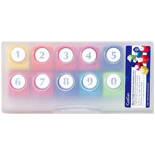 カール クラフトパンチ ミニサイズセット 数字  ( CN12-C )