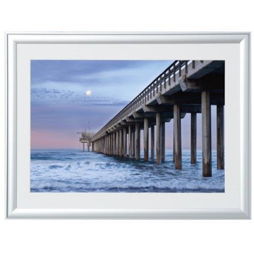 Kenko 1250277 アルミ額縁 ルック・マイルド W4切 シルバー ( ALM-W4-SV ...