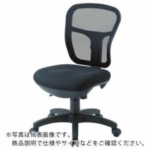 TRUSCO オフィスチェア MC-2 背面メッシュタイプ ブルー ( MC-2-B ) トラスコ中山(株)｜orangetool