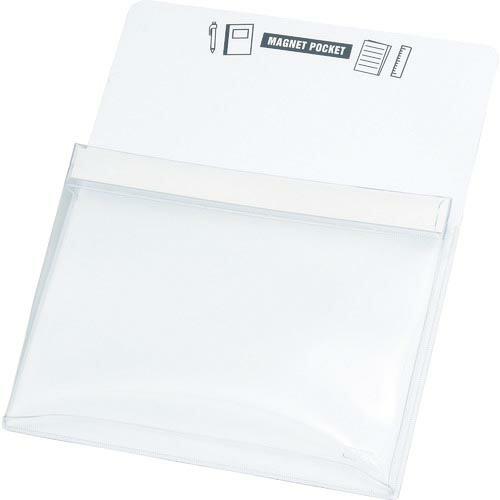TRUSCO マグネットポケットA4用 白 ( MGP-A4-W ) トラスコ中山(株)