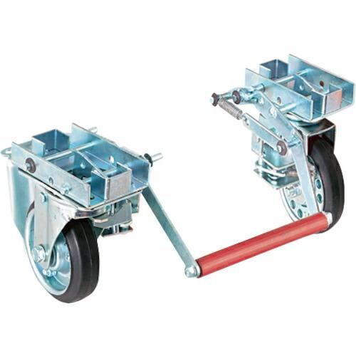TRUSCO プレス製台車 ドンキーカート 300番用ブレーキ自在車輪付 ( 300NJB ) トラ...