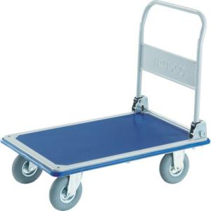 TRUSCO プレス製台車 ドンキーカート 折りたたみ式空気入タイヤ915×615 ( 301NAR ) トラスコ中山(株)｜orangetool