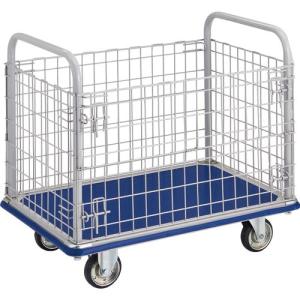 TRUSCO プレス製台車 ドンキーカート 金網付915×615 ( 307N )｜orangetool