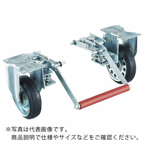 TRUSCO プレス製台車 ドンキーカート 500番用ブレーキ空気入り固定車輪付 ( 500NARK...