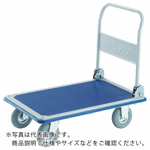 TRUSCO プレス製台車 ドンキーカート 固定式空気入タイヤ1225×775 ( 502NAR )...