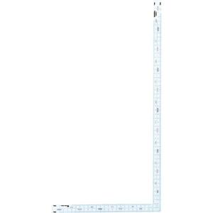 TRUSCO JISシルバー曲尺厚手広幅サイズ50cm ( TK-503CN ) トラスコ中山(株)｜orangetool