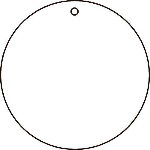 TRUSCO 白無地板 10枚組 50Ф×2厚 ( T886-40 ) トラスコ中山(株)