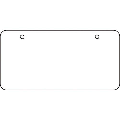 TRUSCO 白無地板 10枚組 40×80×2厚 ( T886-34 ) トラスコ中山(株)