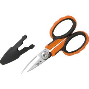 TRUSCO ハードはさみ(コンパクトタイプ)ケブラー(R)繊維用 140mm ( TAH-140 ) トラスコ中山(株)｜orangetool