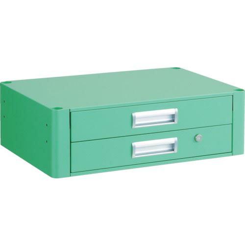 TRUSCO ツールワゴン ファルコンワゴン 2段引出 600X400 ヤンググリーン ( FAW-...