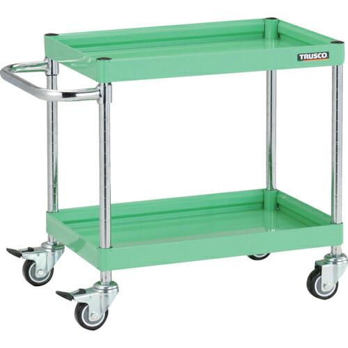 TRUSCO ツールワゴン ファルコンワゴン 600×400 ウレタン車輪 ヤンググリーン ( FA...