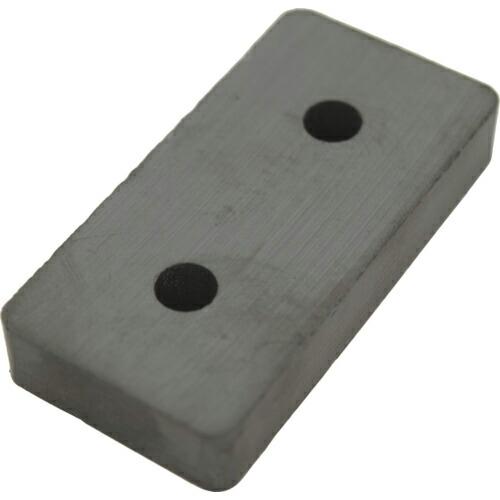 MAGNA フェライト磁石 角形・穴あり (10個入) ( 3-41603010 )