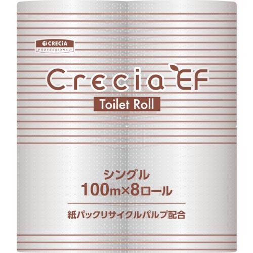 クレシア トイレットペーパー EFトイレットロール100m シングル ( 10123 ) 日本製紙ク...