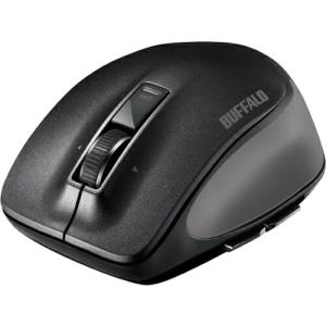 BAFFALO Bluetooth BlueLED プレミアムフィットマウス Mサイズ ブラック ( BSMBB500MBK ) (株)バッファロー｜orangetool