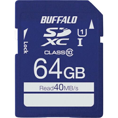 BAFFALO UHS-I Class1 SDXCカード 64GB ( RSDC-064GU1S )...