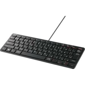 BAFFALO USB接続 有線コンパクトキーボード ブラック ( BSKBU300BK ) (株)バッファロー｜orangetool