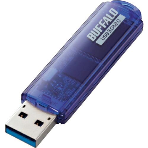 BAFFALO USB3.0対応 USBメモリー スタンダードモデル 16GB ブルー ( RUF3...
