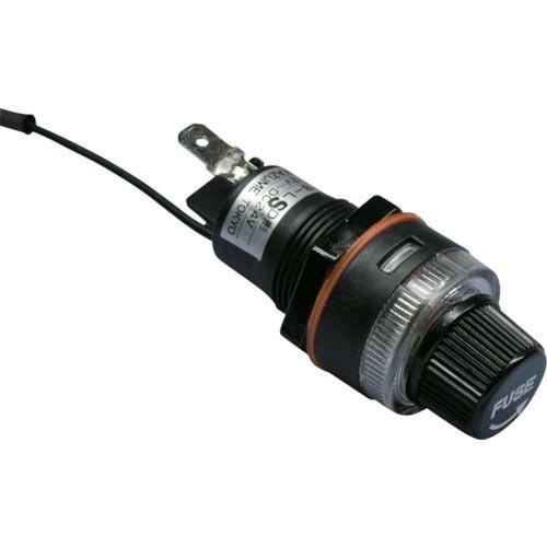 サカズメ 筒型ヒューズホルダー 通電時緑LED点灯 溶断時赤LED点灯 ( FHB-LSD ) (株...